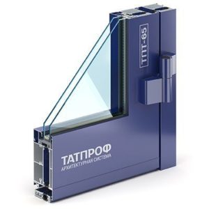 Алюминиевая дверь Татпроф с профилем тпт65