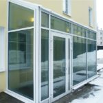 Тамбурная алюминиевая дверь GFTD843